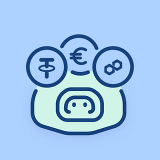 暗号資産取引プラットフォームの2番目のメリット機能イラスト